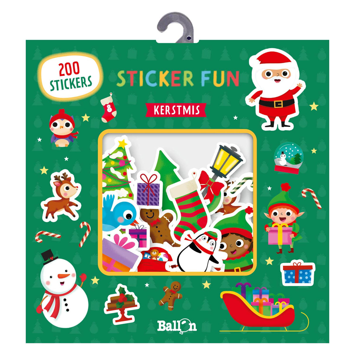 Book Specials Nederland Bv Stickerfun Christmas avec 200 autocollants