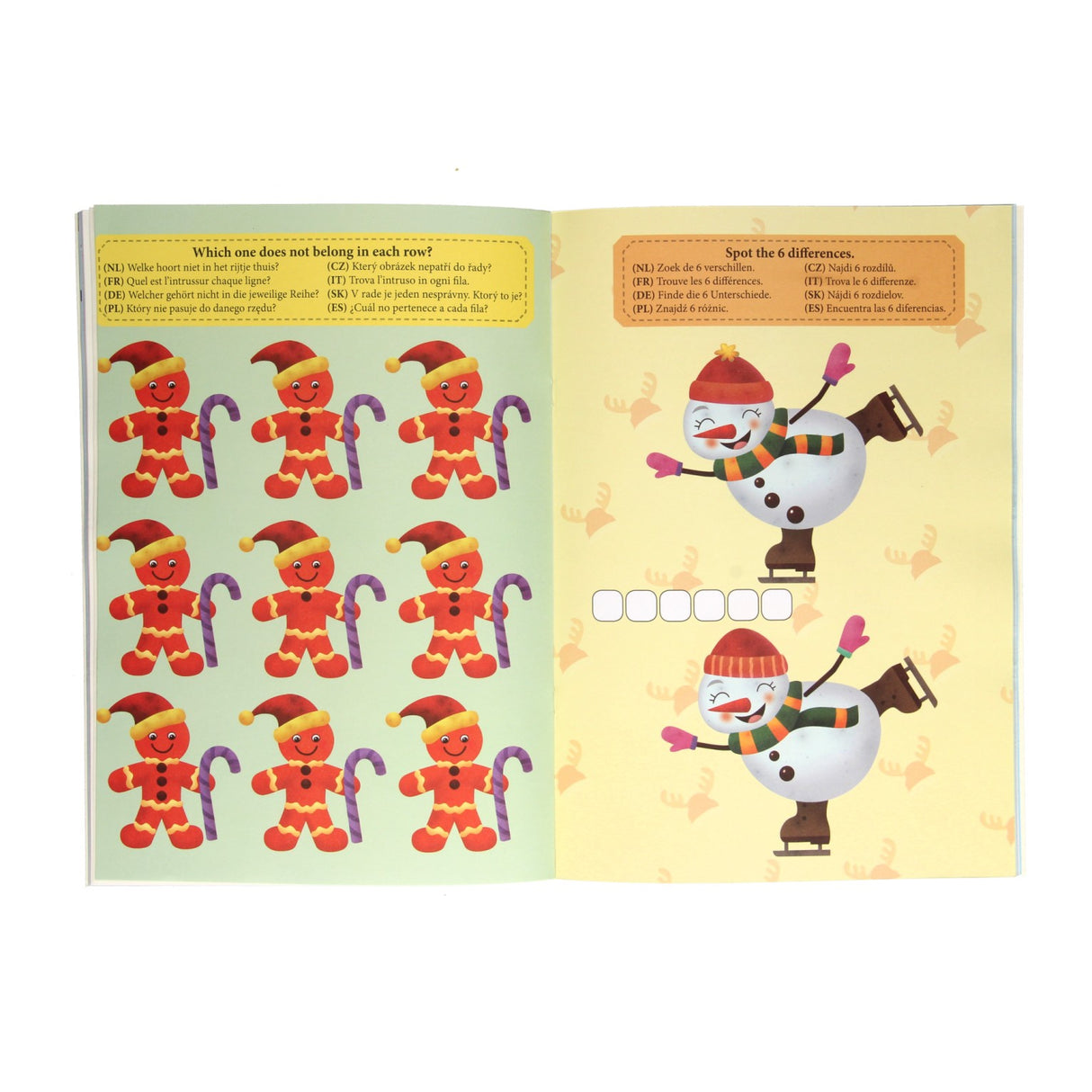 Victoire les activités de couleur holland livre A4 Noël