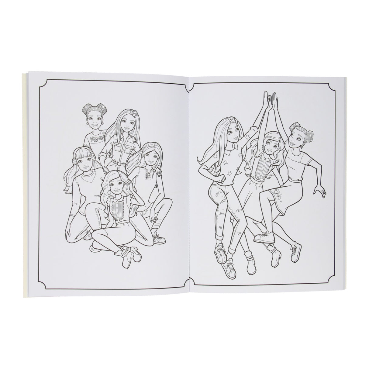 Livre de coloriage super couleur Barbie avec crayons