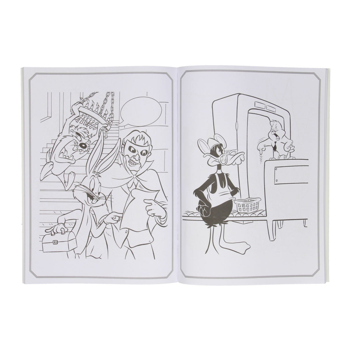 Livres spéciaux Pays-Bas BV Warner Bros Livre de coloriage couleur Looney Tunes avec autocollants