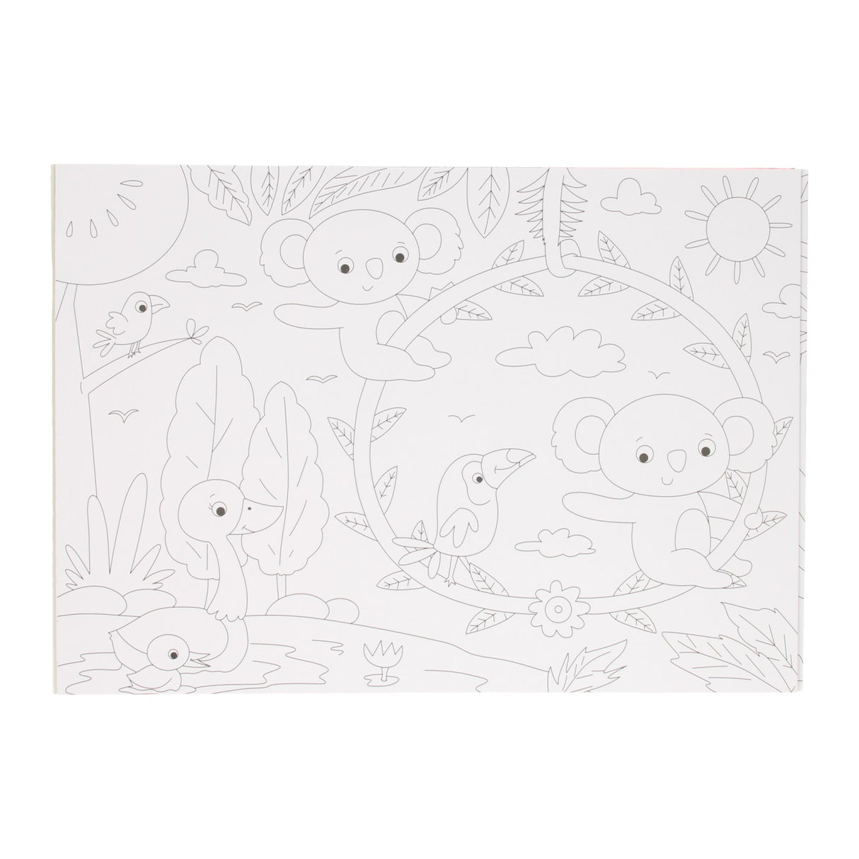 Wins Holland set de table livre de coloriage - jungle