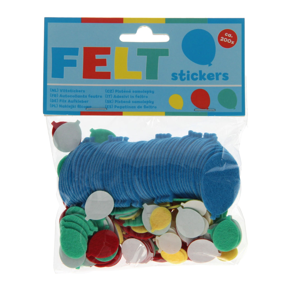 Autocollants en feutre Wins Holland - ballons, 200 pcs.