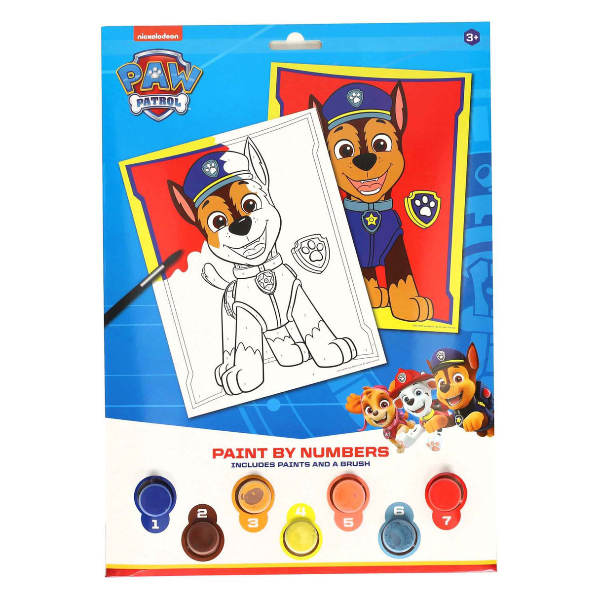 Gagne la Hollande couleur par numéro Paw Patrol