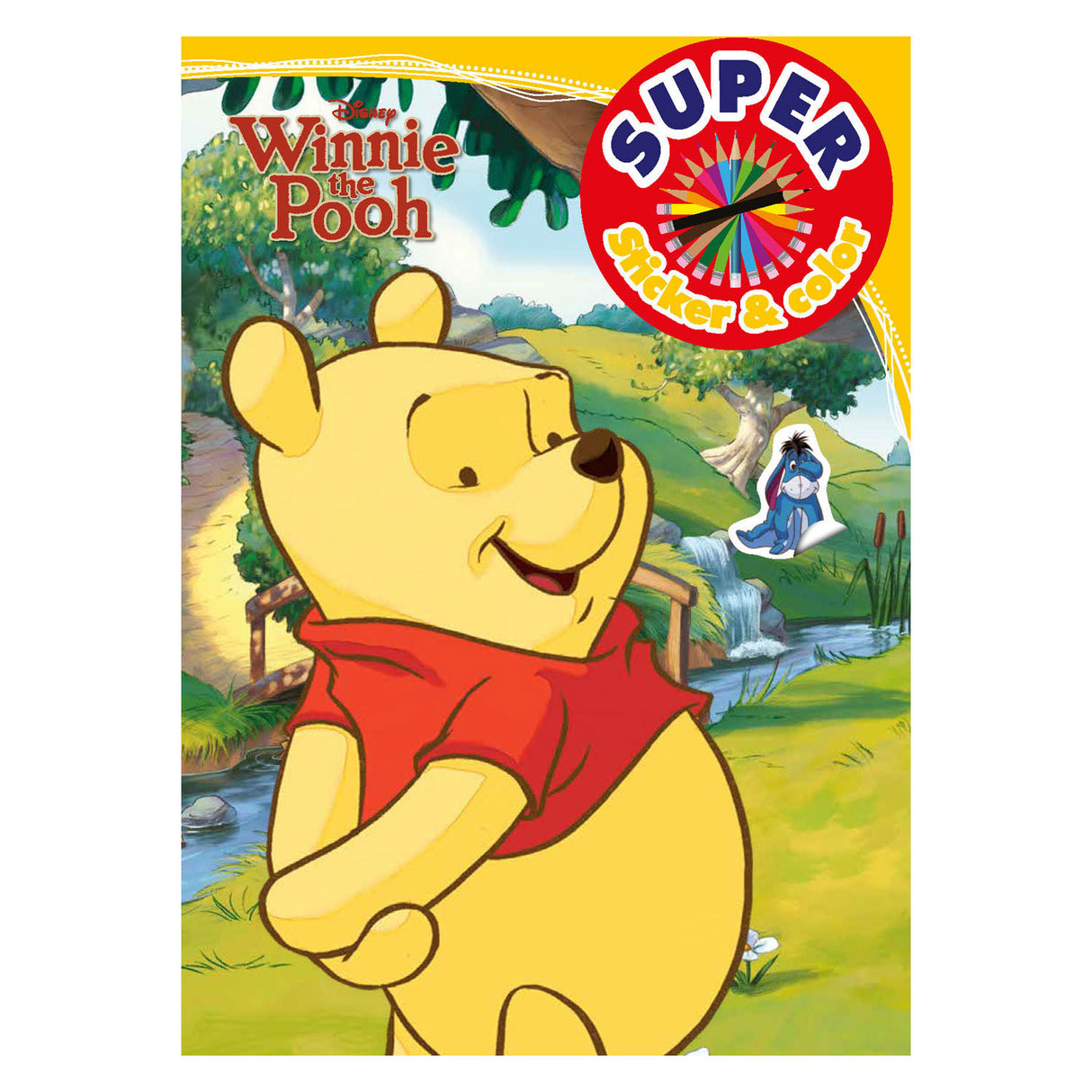Book Specials Nederland bv Winnie de Poeh Super Sticker Color Color Livre