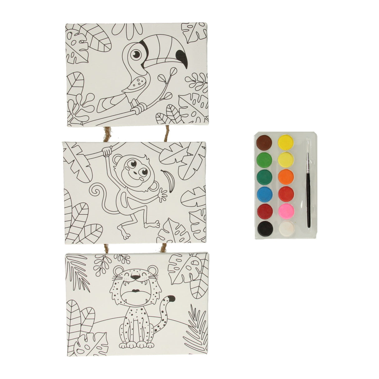 Ganne Holland Tolevas Paintings on Rope - Wild Dieren, 3e