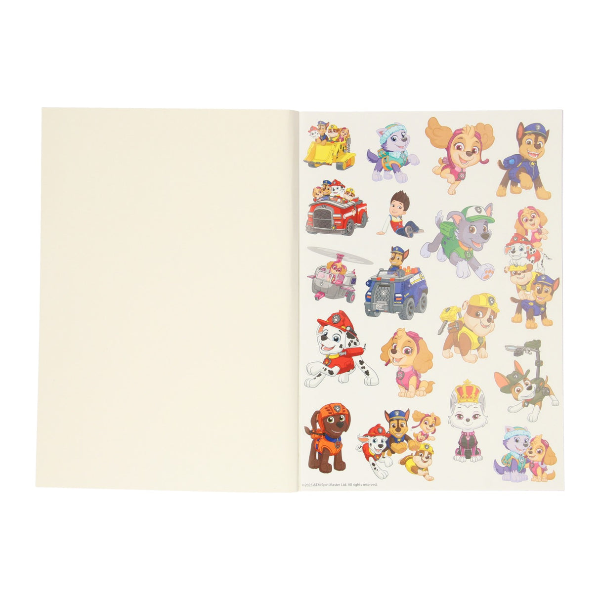 Livre de coloriage Wins Holland Paw Patrol, 64 pages.