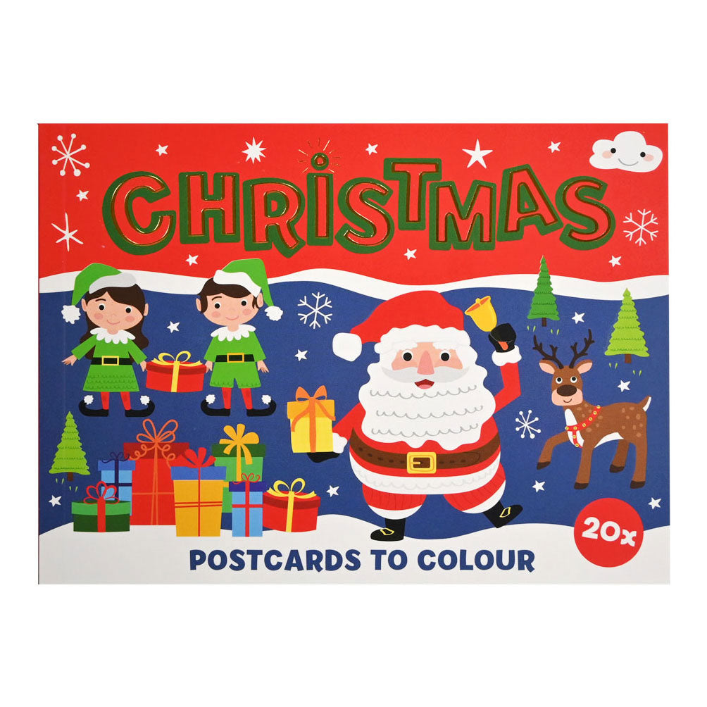 Cartes de Noël à colorier Wins Holland, 20 pcs.