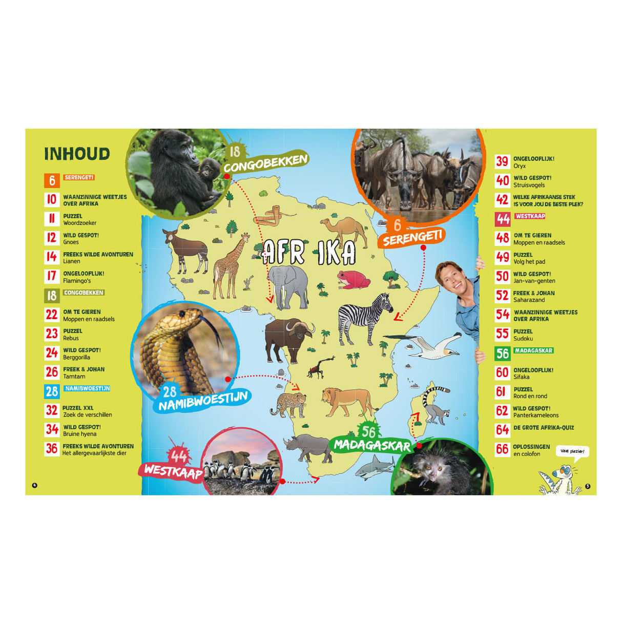 Livre spécial Pays-Bas bv Wild de Freek en voyage à travers l'Afrique