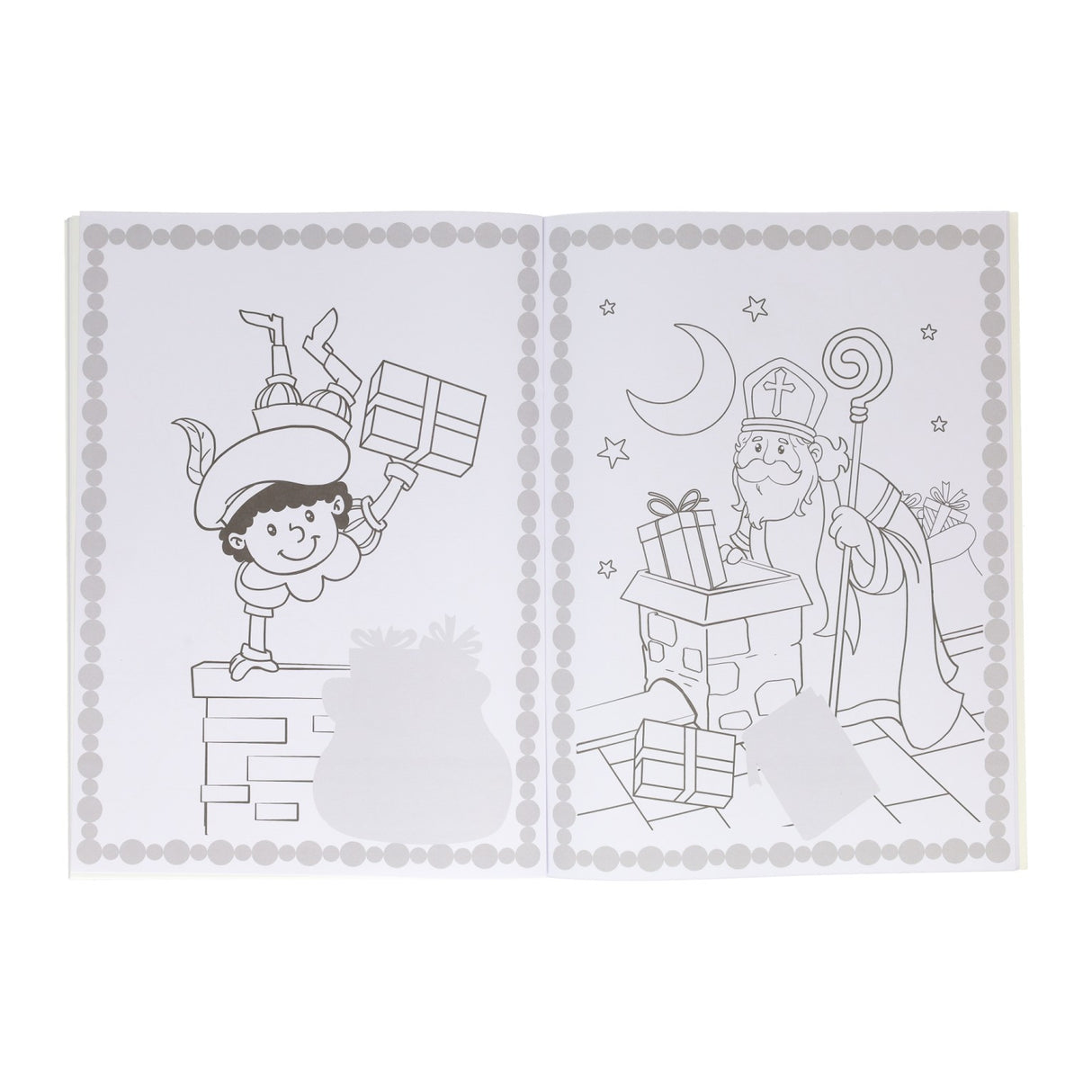 Livre spécial Pays-Bas bv Sinterklaas autocollant et livre de coloriage