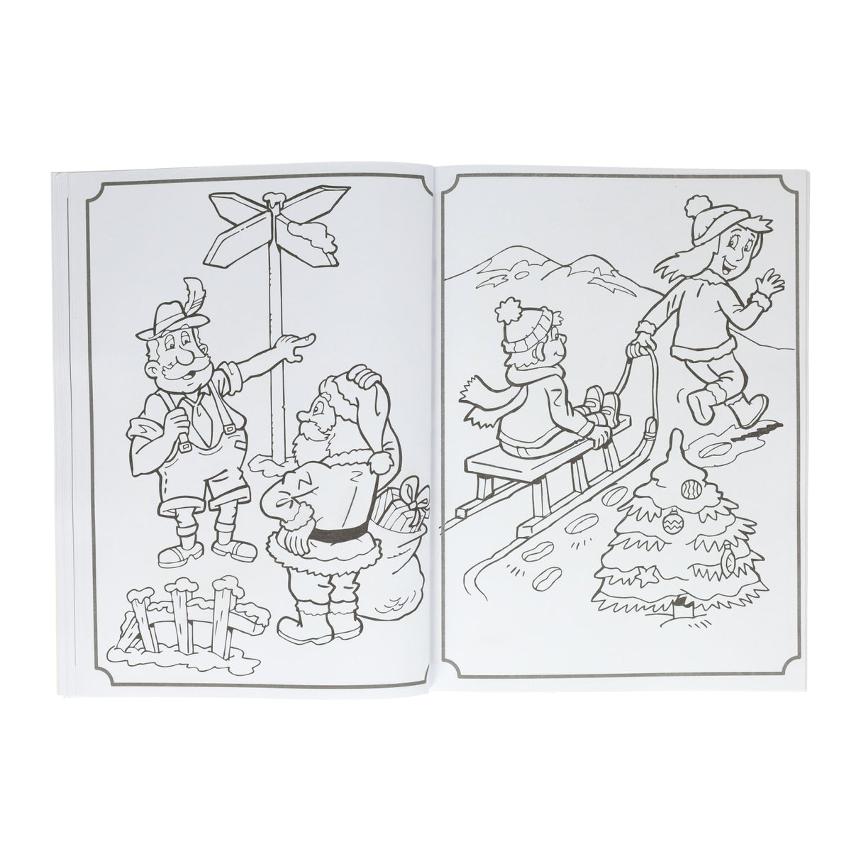Livres spéciaux aux Pays-Bas, par exemple livre de coloriage de Noël, 48 pages.