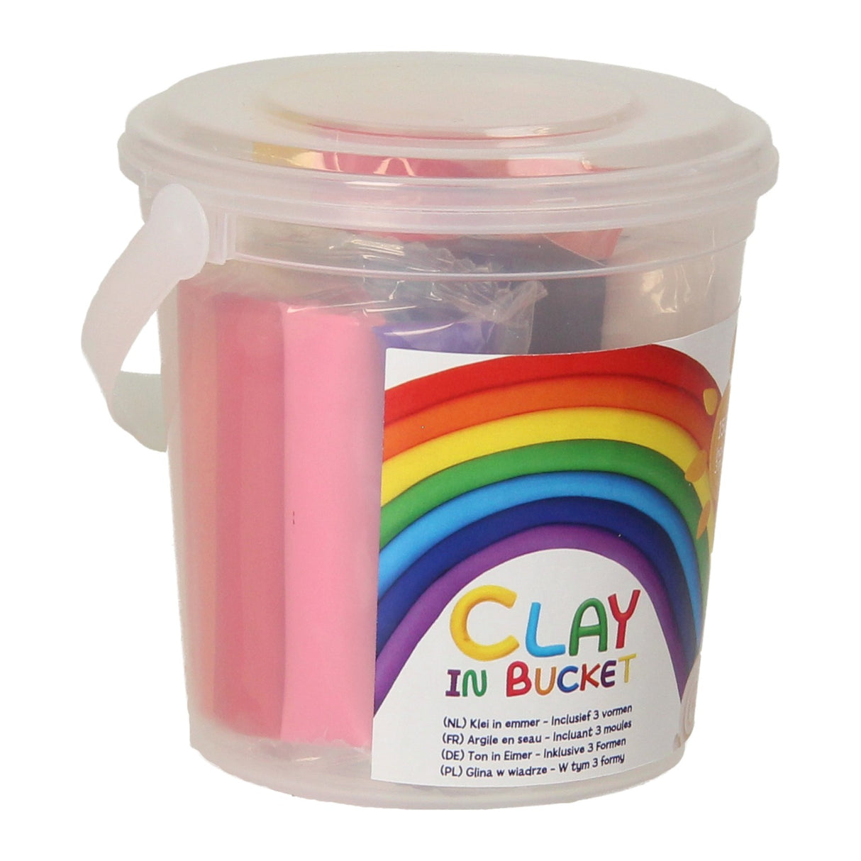 Wins Holland Clay Set dans un seau avec accessoires, 13 pcs.