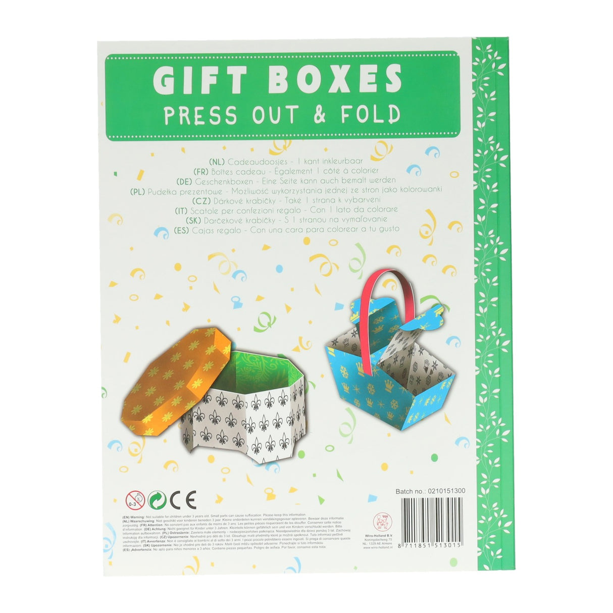 Wins Holland fabriquez vos propres coffrets cadeaux, 30 coffrets
