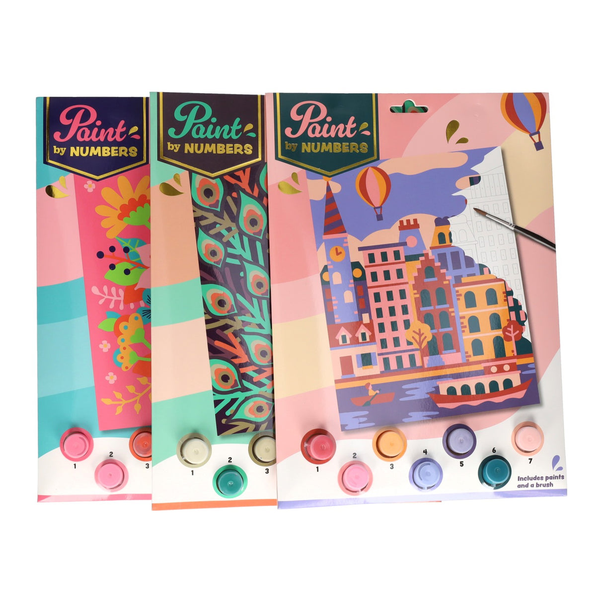 Wins Holland paint by number theme paint set