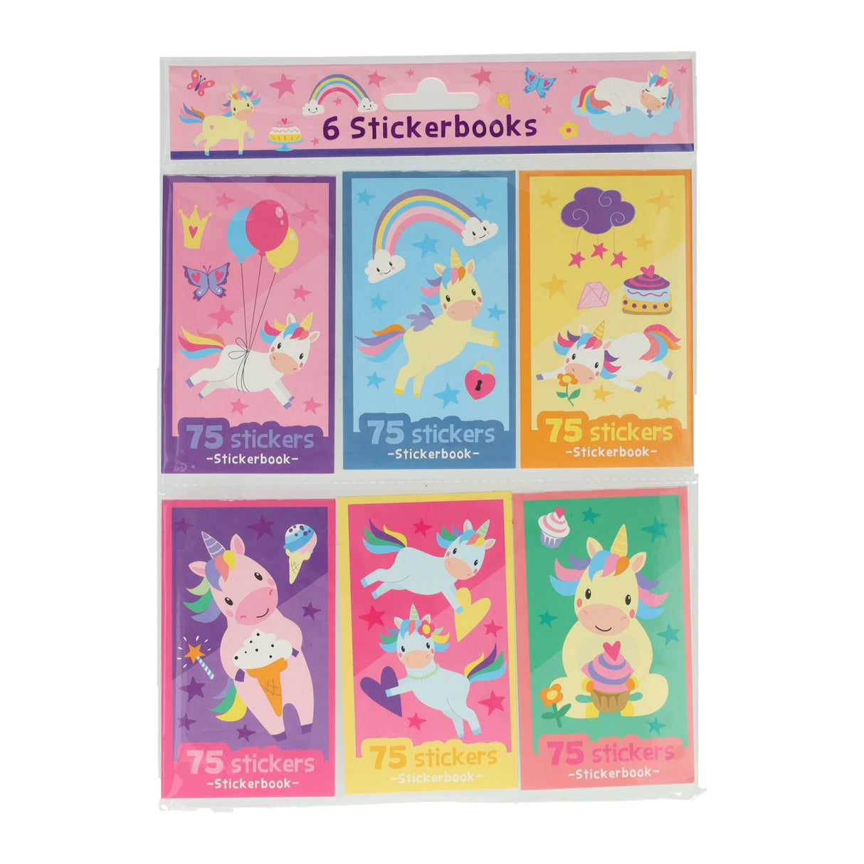 Autocollants Wins Holland en forme de licorne, 6 pcs.