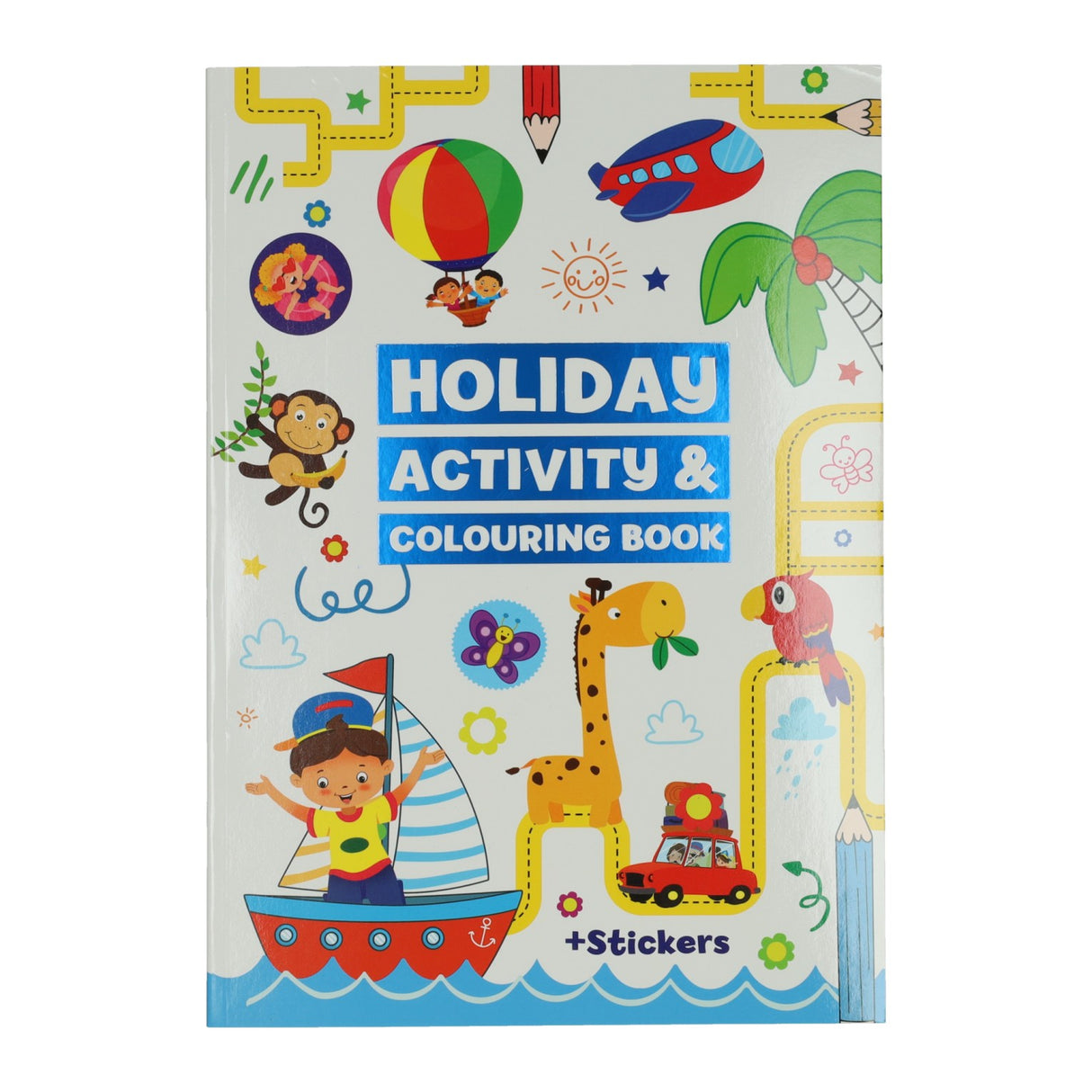 Gagne un livre de coloriage et d'activités pour les vacances en Hollande avec des autocollants