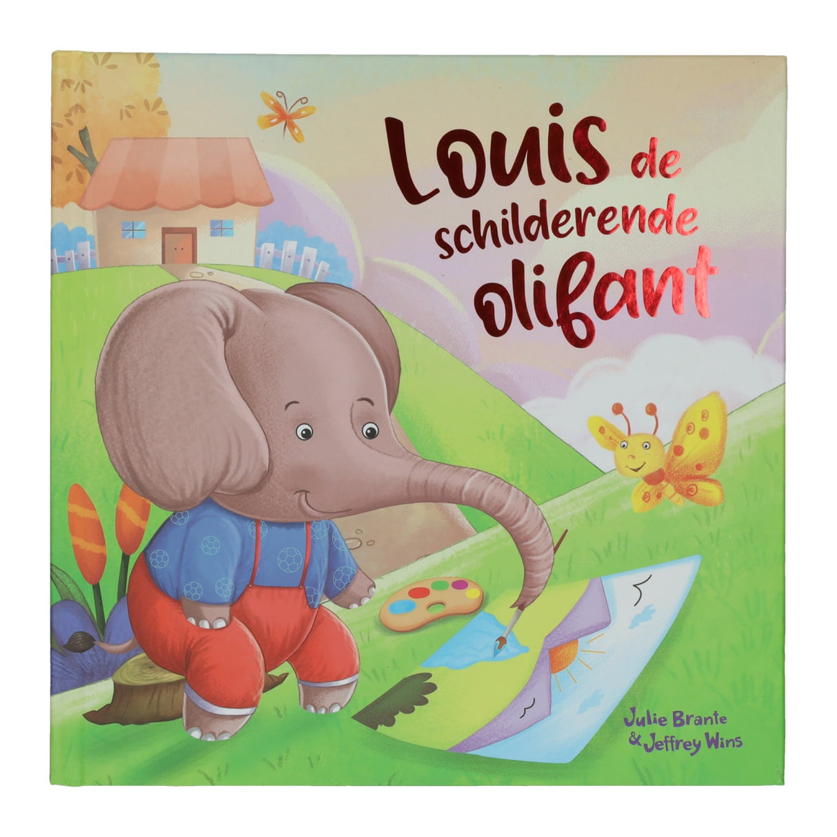 Grand livre d'images Wins Holland - Louis l'éléphant peintre