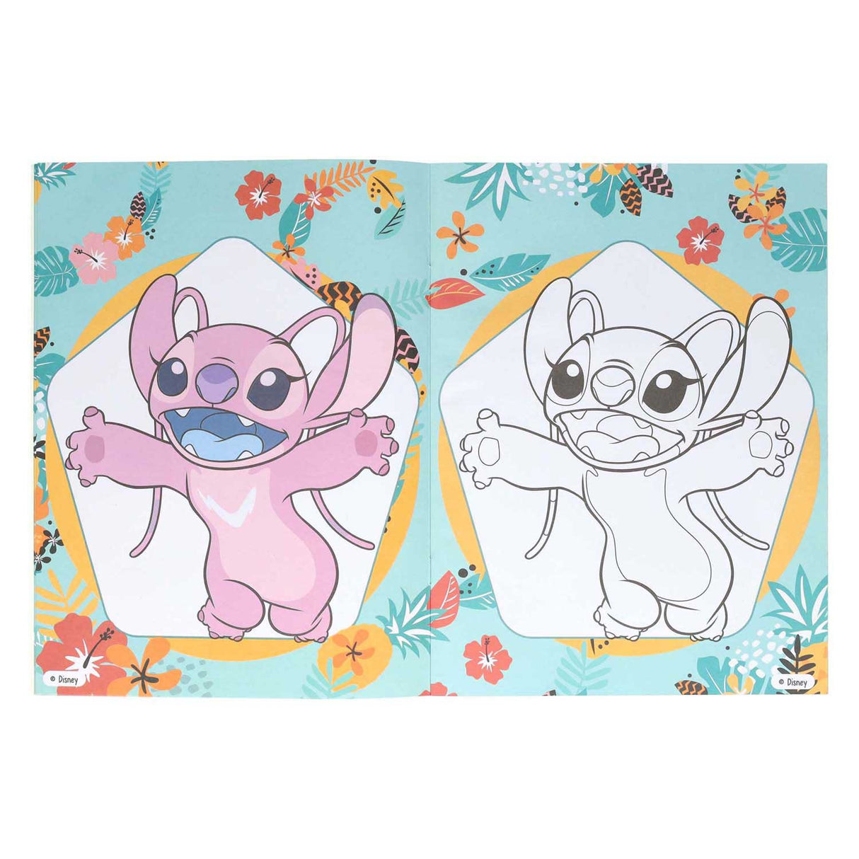 Livre de coloriage multicolore Intro Stitch de 32 pages