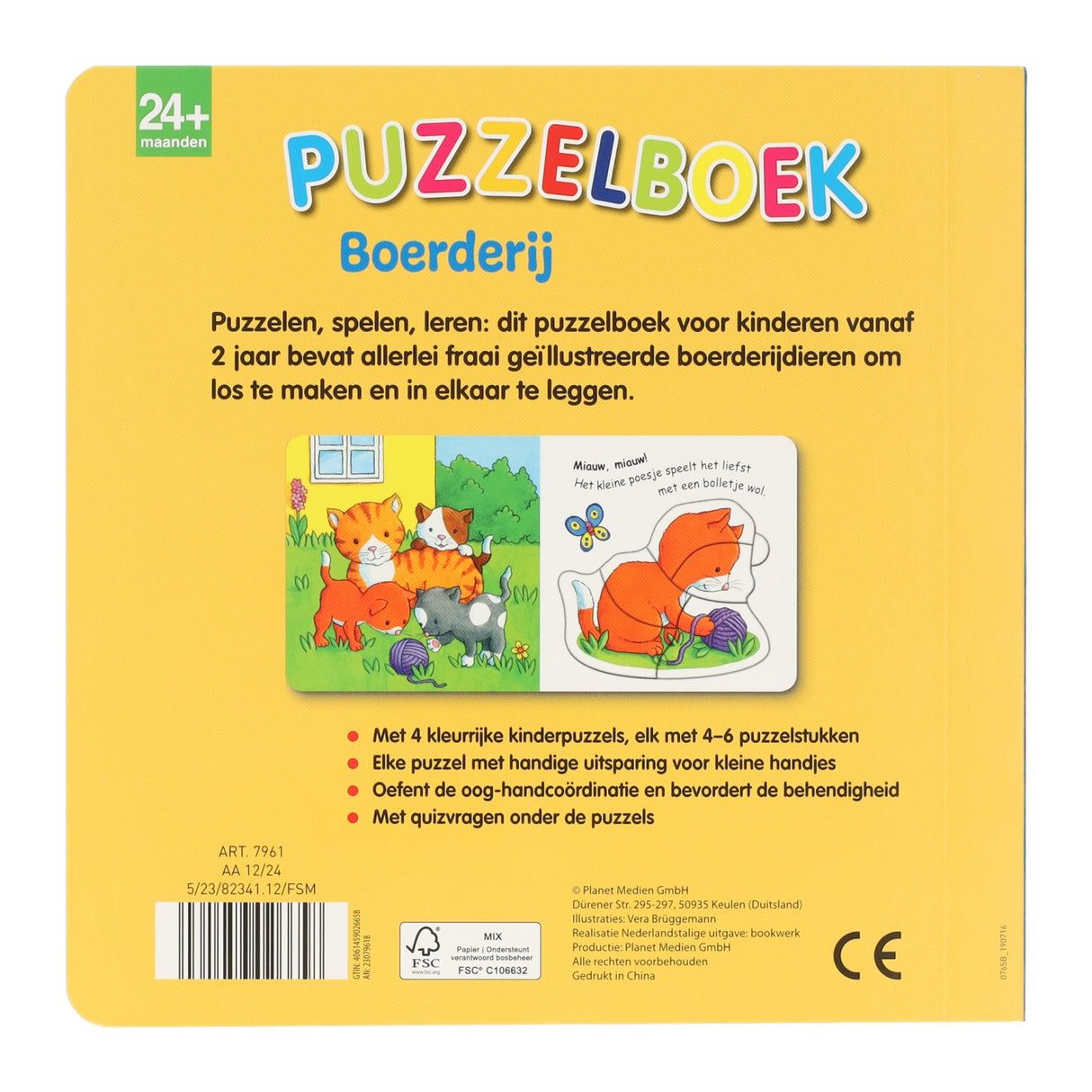 Wins Holland puzzle livre ferme - 4 puzzles