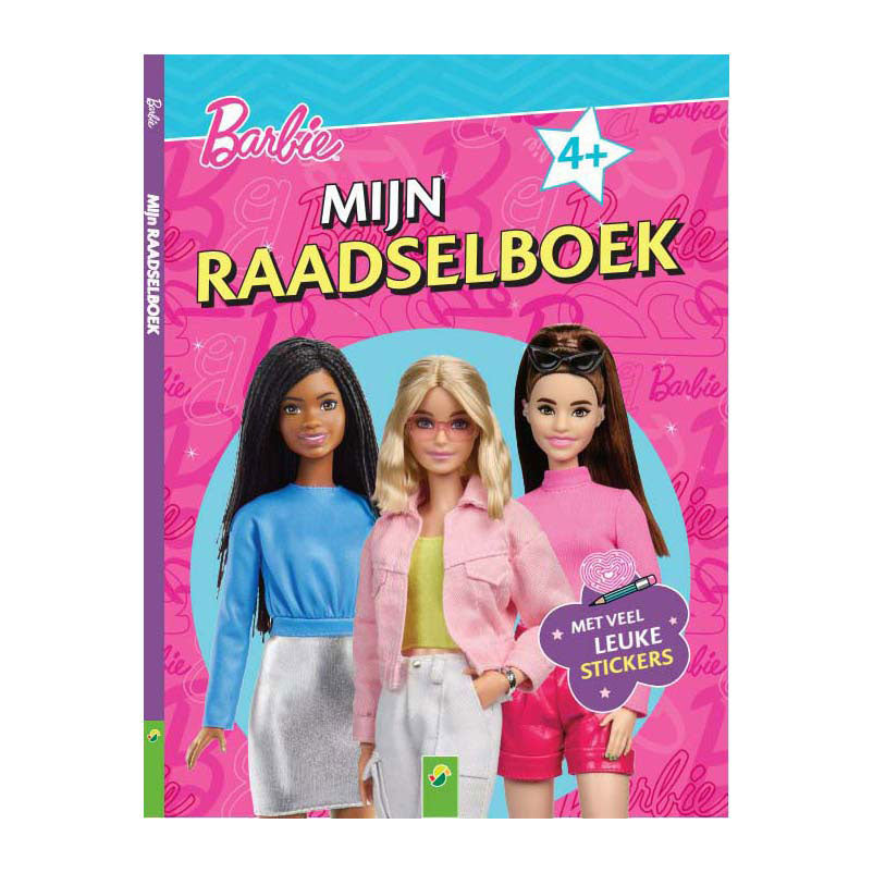 Gagne Holland mon livre d'énigmes avec autocollants - Barbie