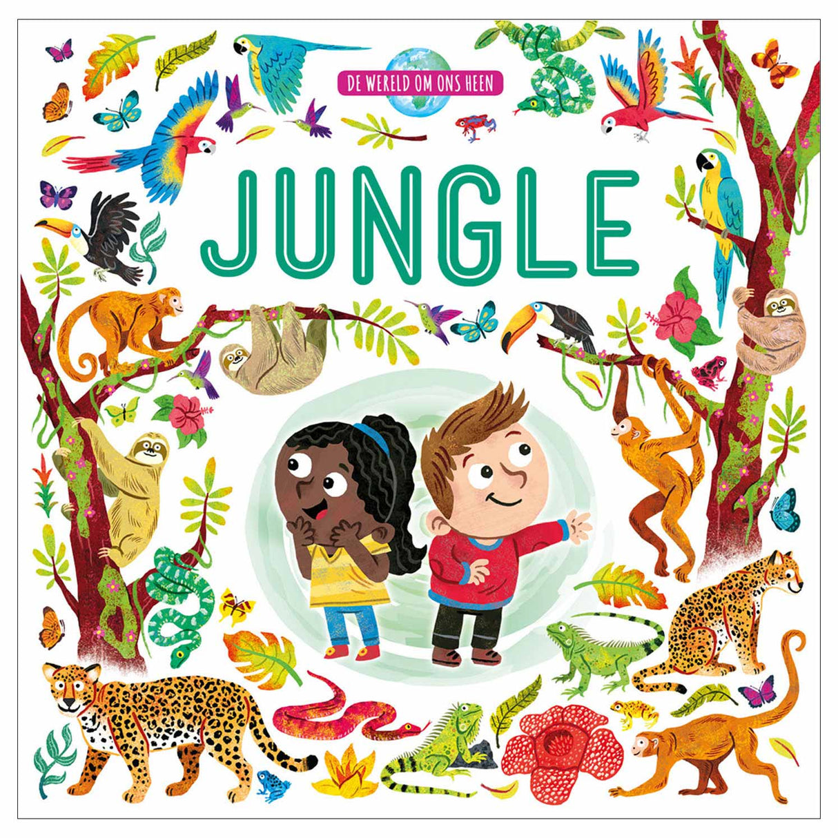 Livre cartonné des éditeurs Rebo le monde qui nous entoure - jungle
