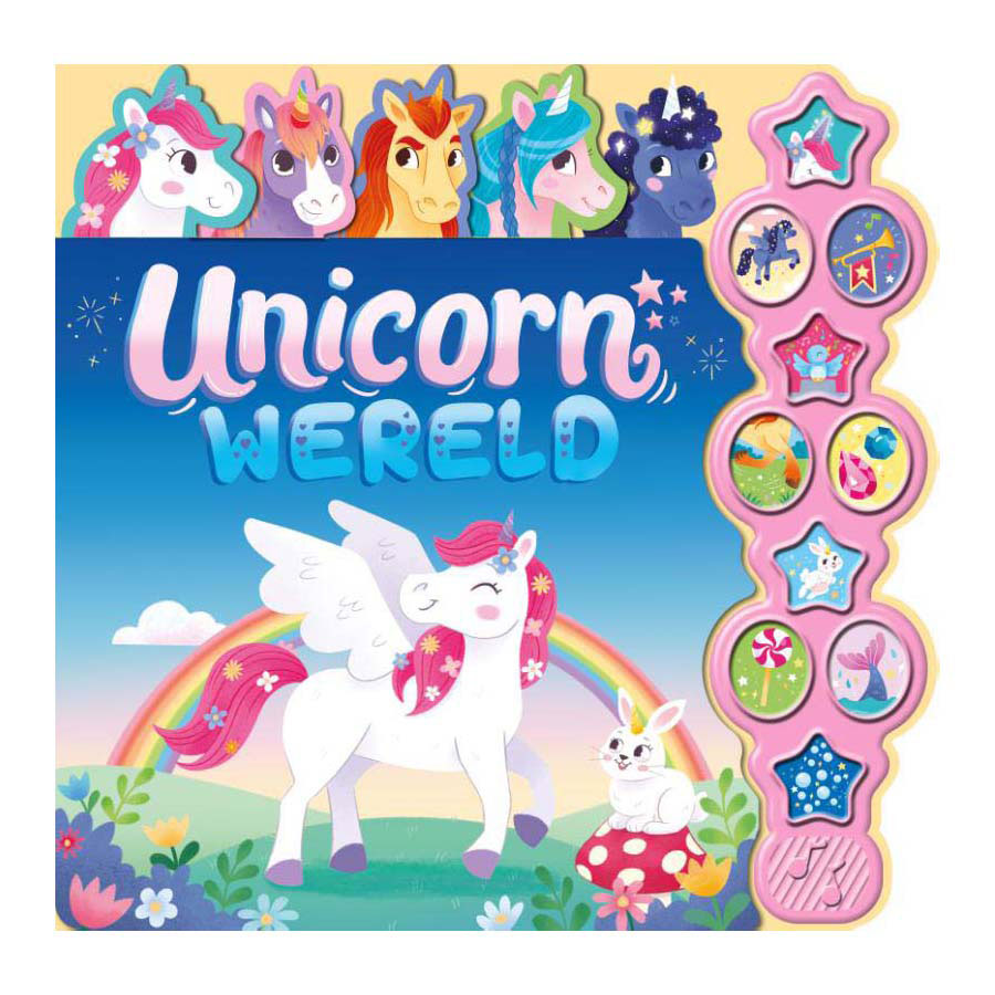 Rebo éditeurs Le monde de la licorne - Livre de 10 sons