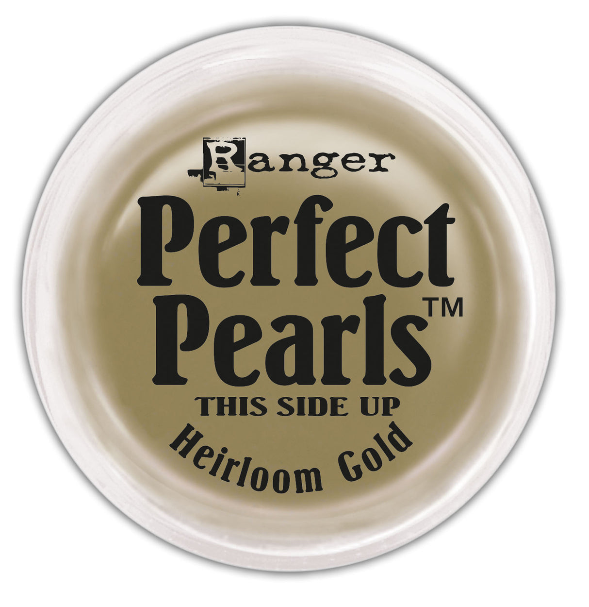 Ranger encre ranger • poudre pigmentée de perles parfaites, or héritage