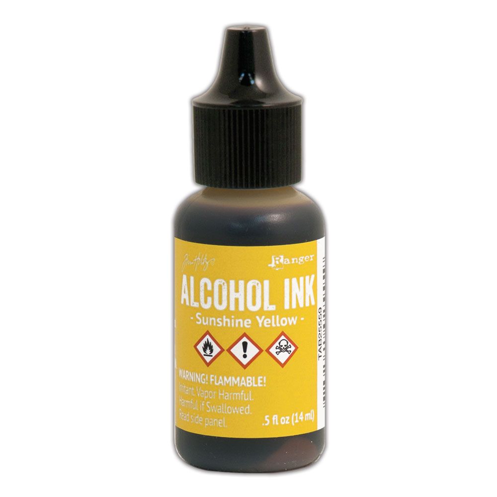 Ranger ink ranger • encre à alcool tim holtz jaune soleil 14ml
