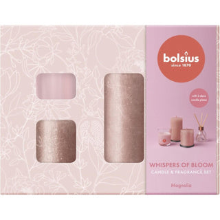Coffret Bolsius murmures de fleurs moyens
