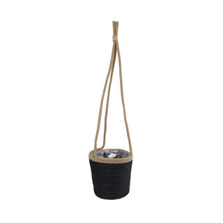 No brand panier suspendu conique arno m noir pot 17 | 5 pièces