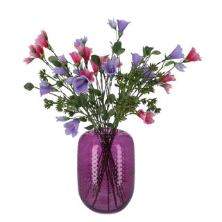 Vase à fleurs mali 28 cm violet