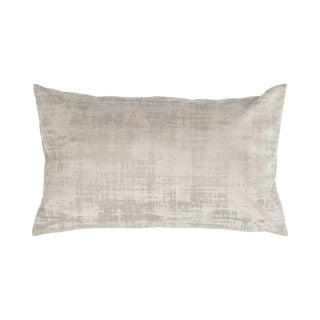 Coussin vintage en velours beige 30x50 cm