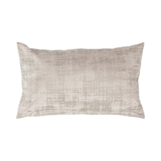 Coussin vintage en velours beige 30x50 cm