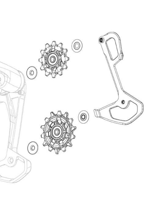Kit cage Sram Derad X0 Eagle T Axes