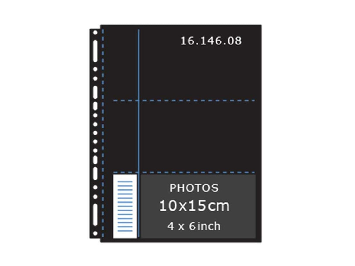 Henzo sacs photo 10x15 noir 10 pcs