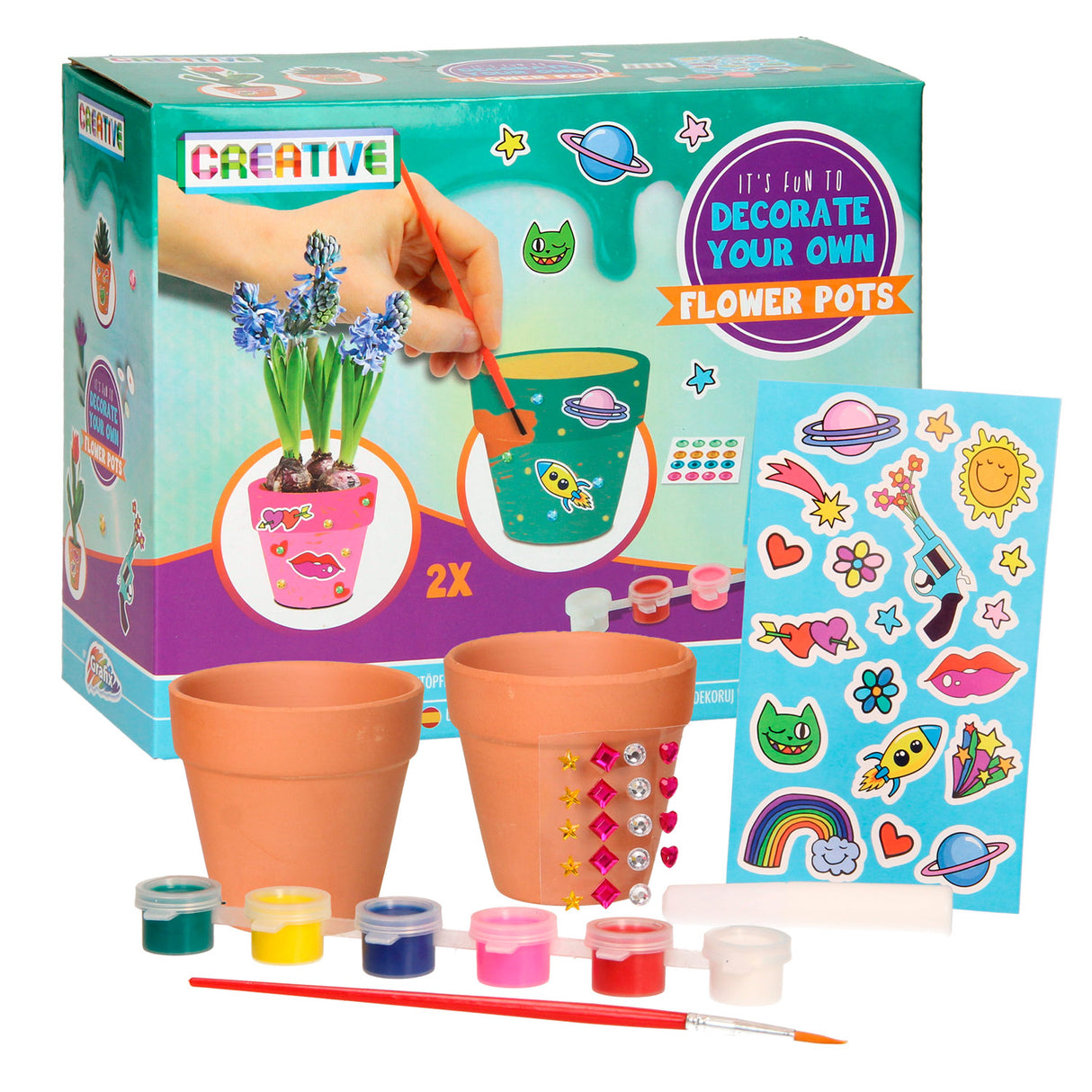 Grafix décore vos propres pots de fleurs