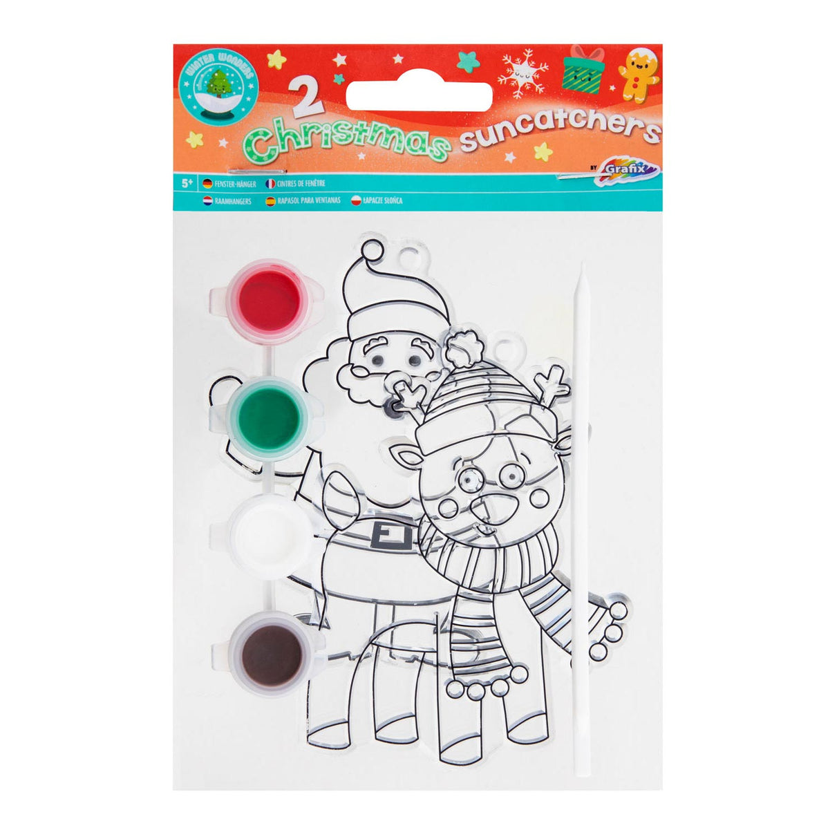 Grafix Noël cintres de fenêtre Noël