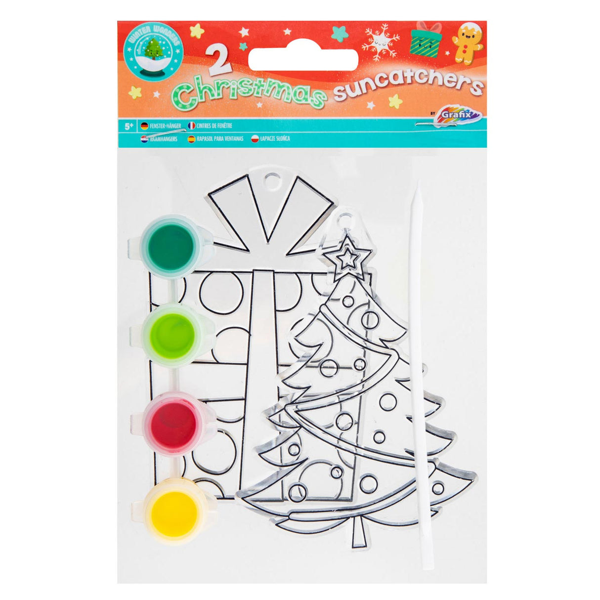 Grafix Noël cintres de fenêtre Noël