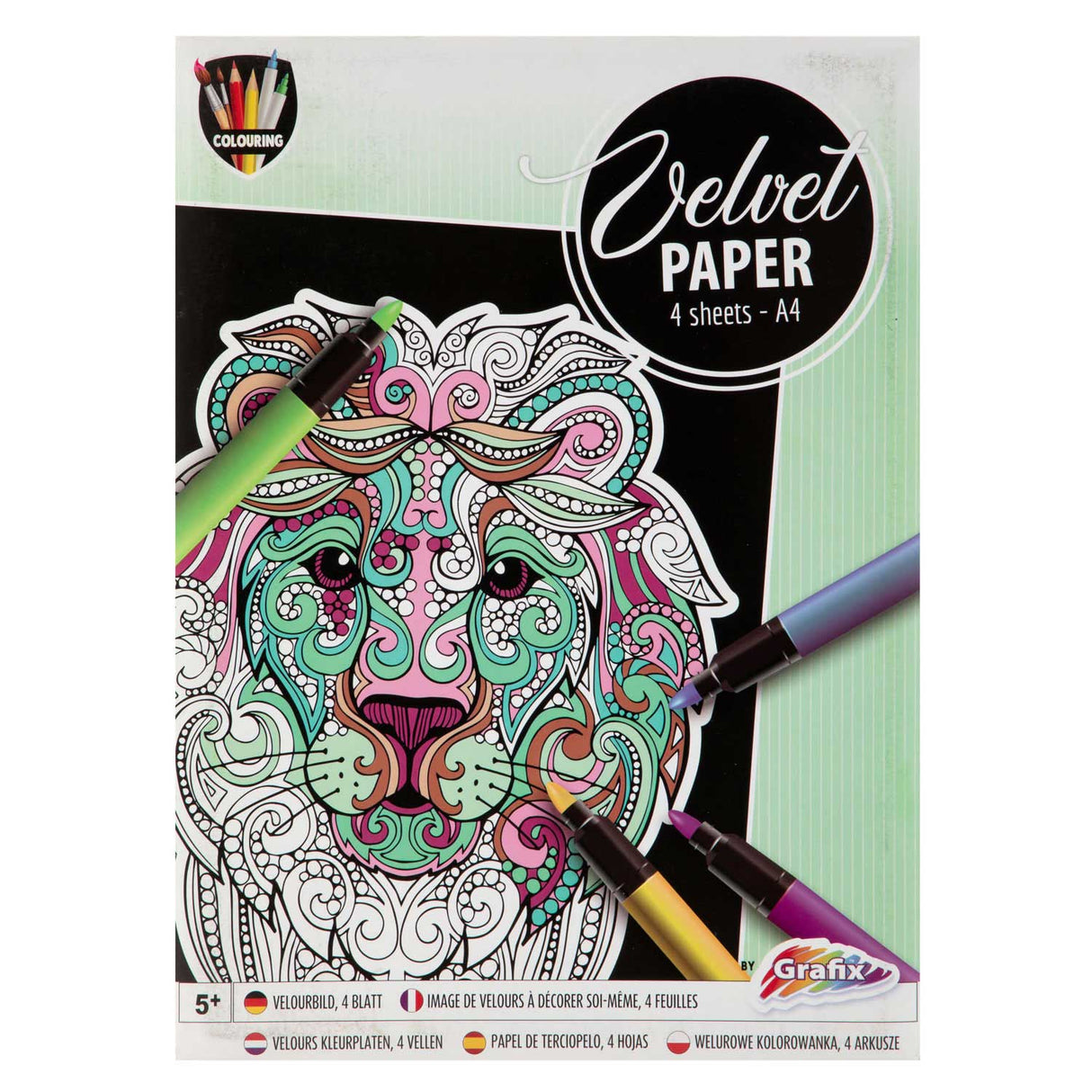 Ensemble d'artisanat de groupe d'artisanat créatif papier velours