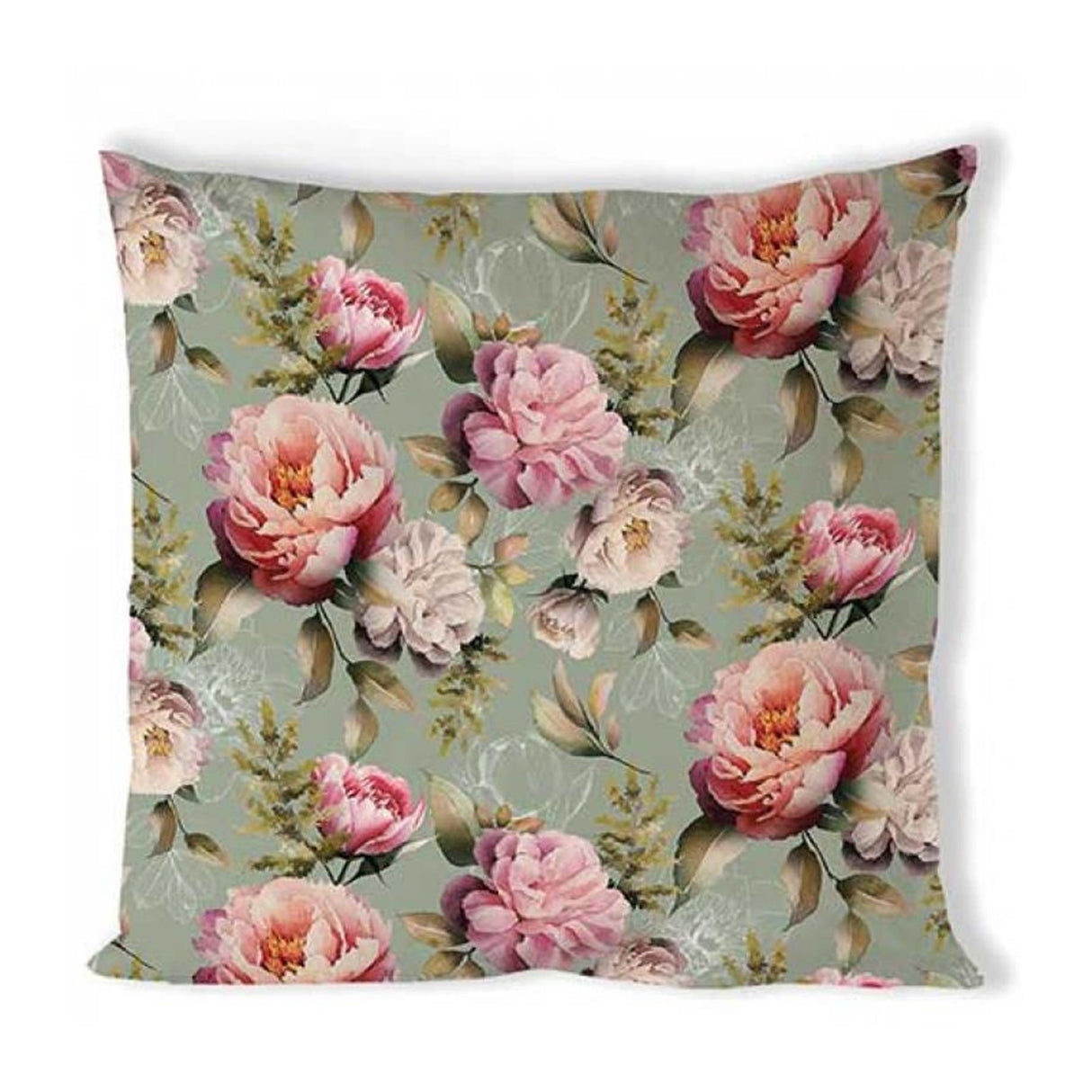 Housse de coussin Ambiente 40x40cm pivoines