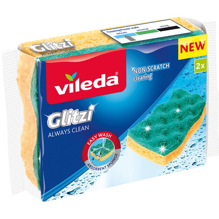 Vileda glitzi toujours propre x2 | 4 pièces