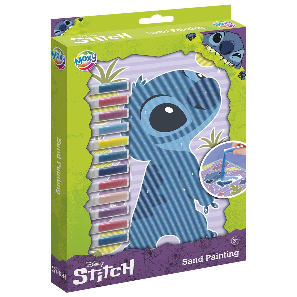 Peinture sur sable Disney Moxy Stitch