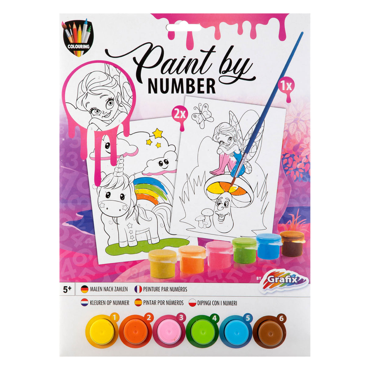 Peinture Grafix par numéros - animaux