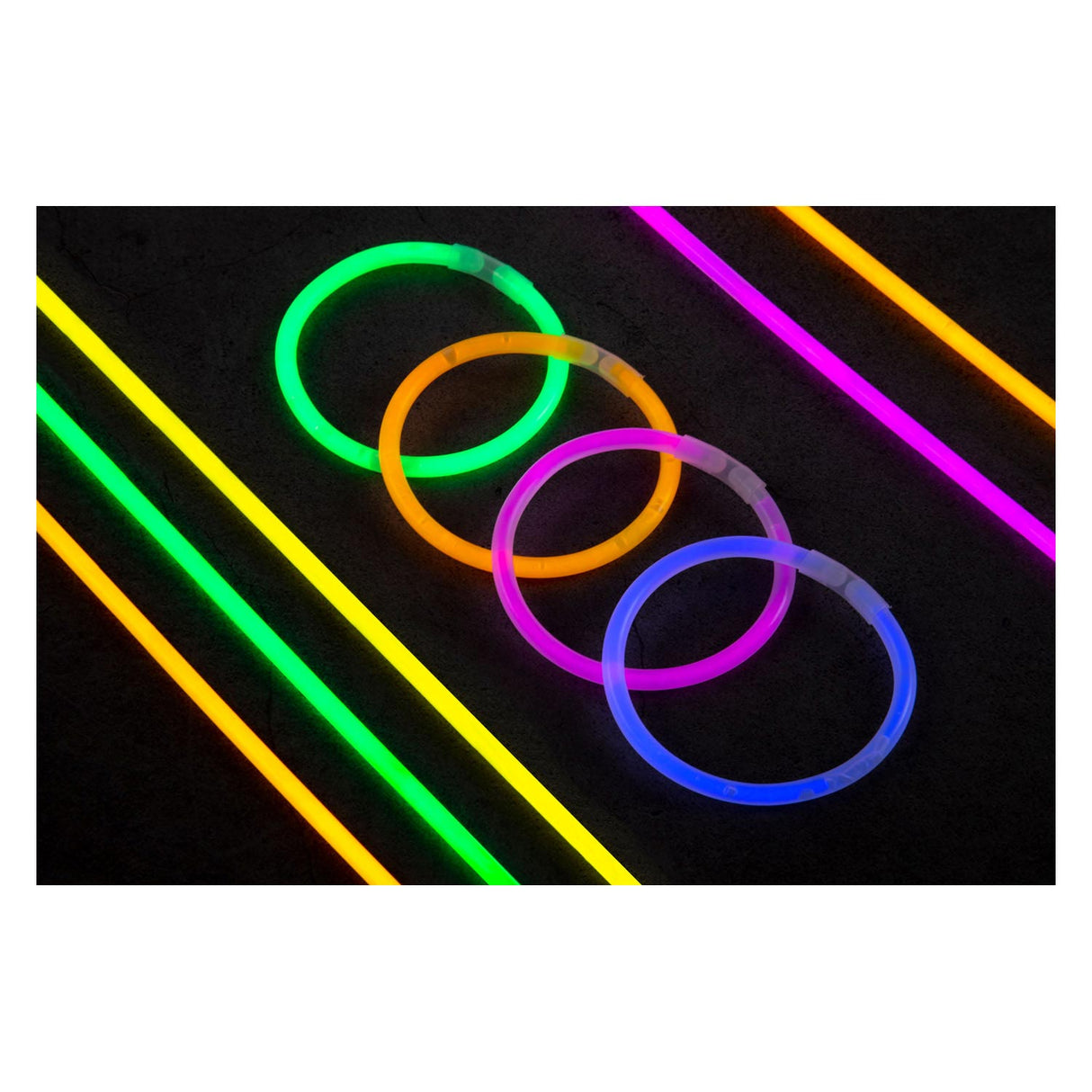 Bâtons lumineux Grafix 15 pièces en tube | 24 pièces