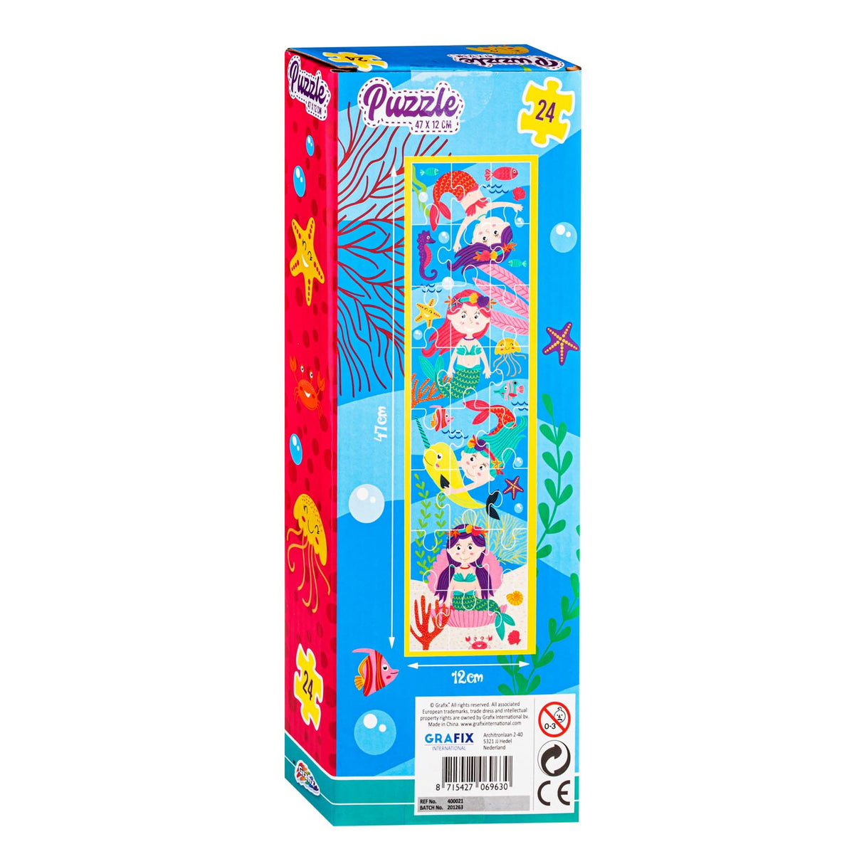 Grafix Tower Puzzle Sirène, 47x12cm