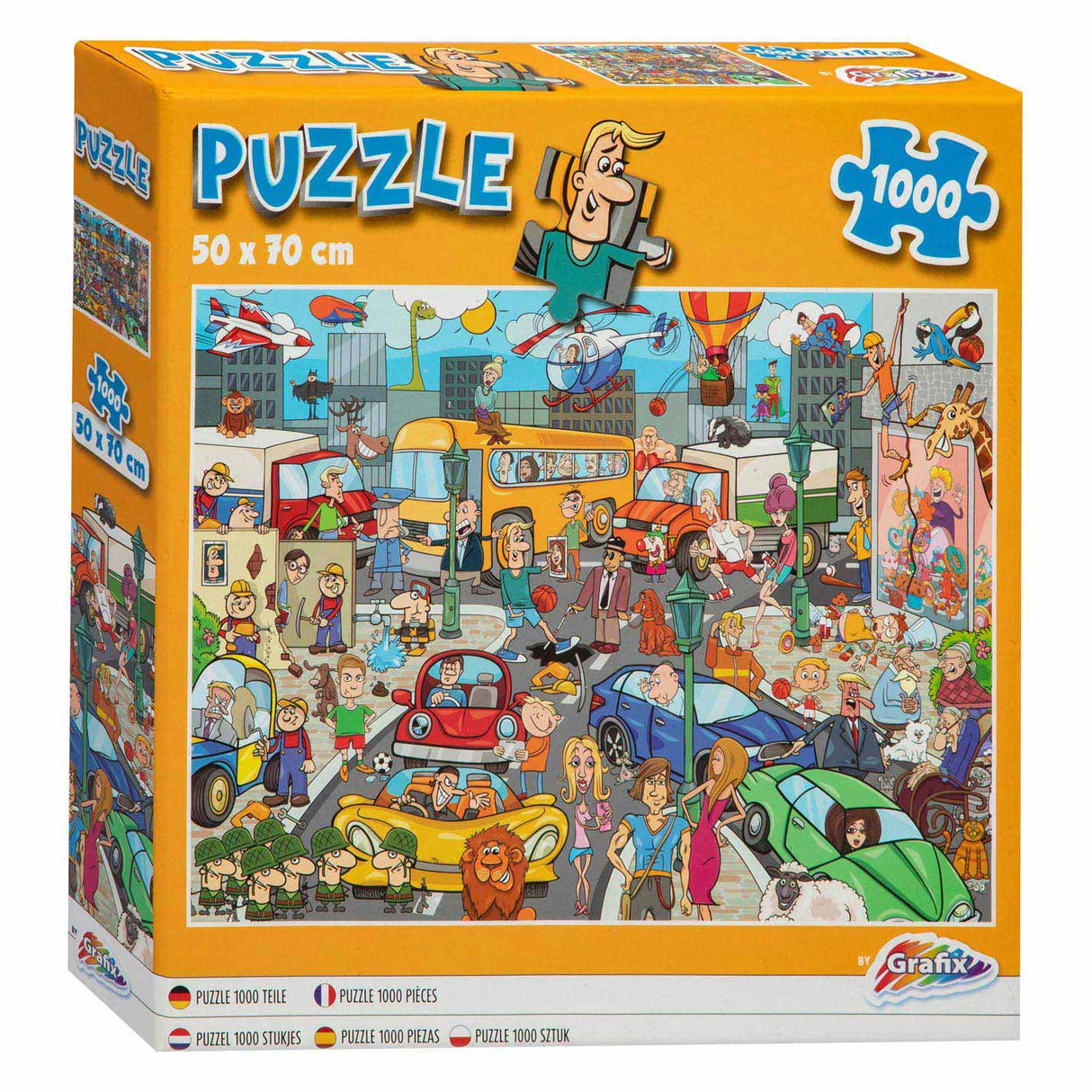 Grafix Leg Puzzel Comic Traffic Pressure, 1000st.