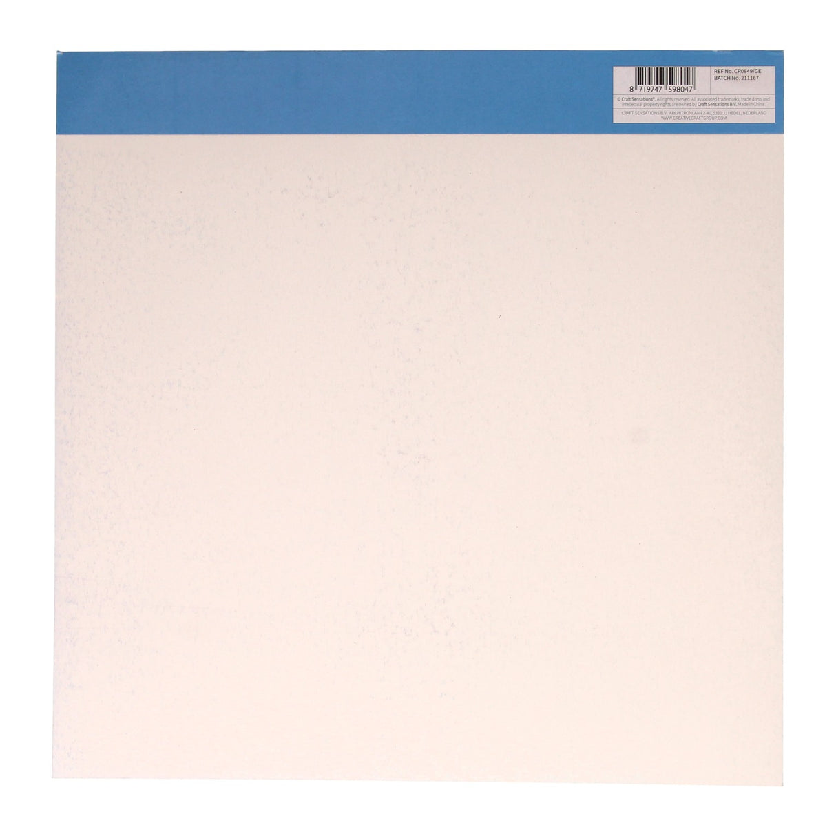 Carton artisanal de groupe d'artisanat créatif, 30 feuilles - bleu