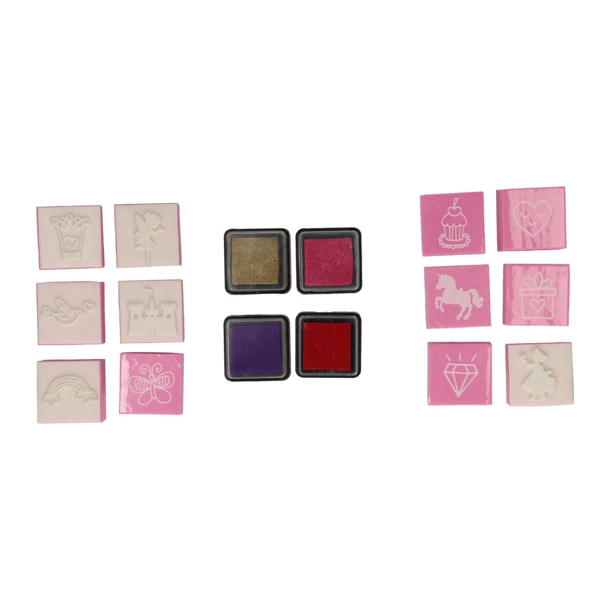Set de tampons mousse Grafix - rose