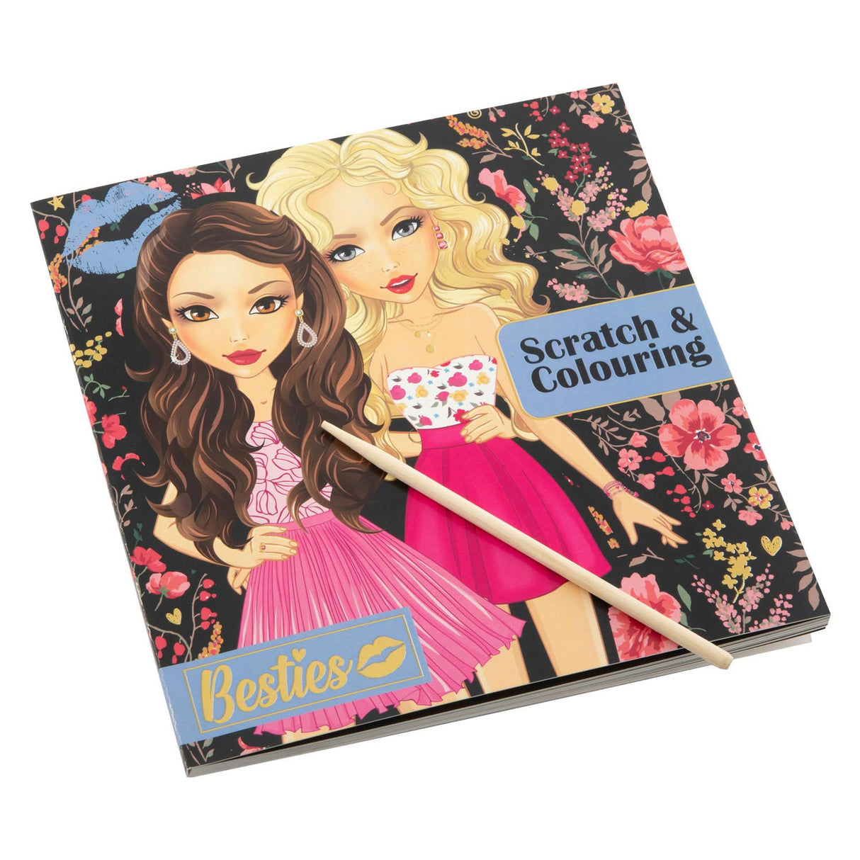 Grafix besties livre à gratter et à colorier 12 pages