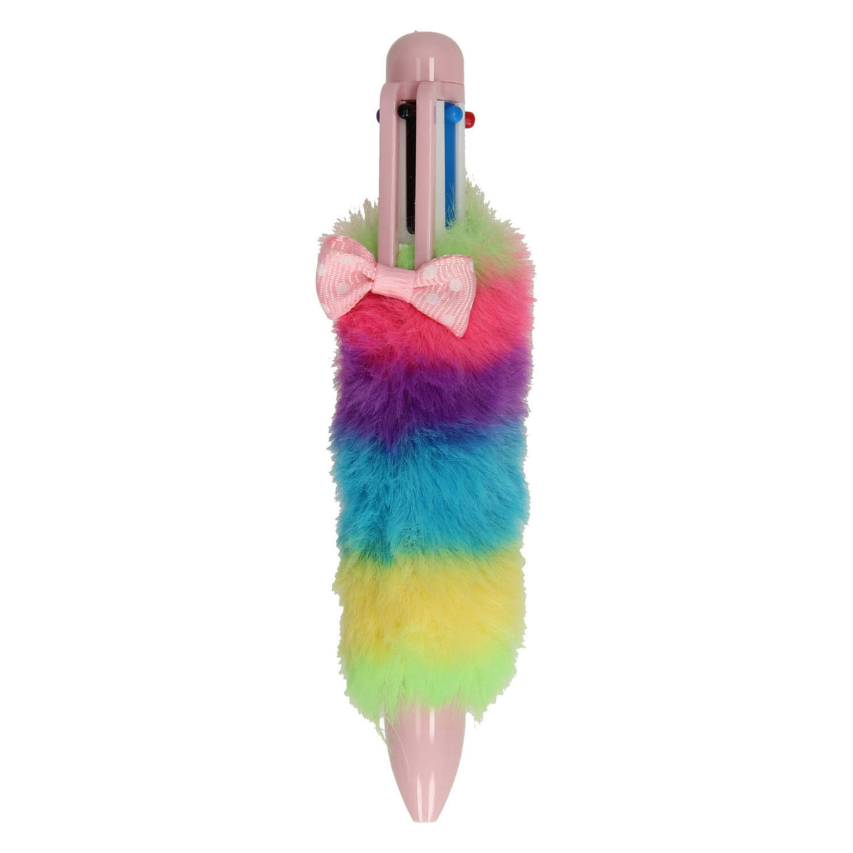 Stylo multicolore Grafix arc-en-ciel pelucheux