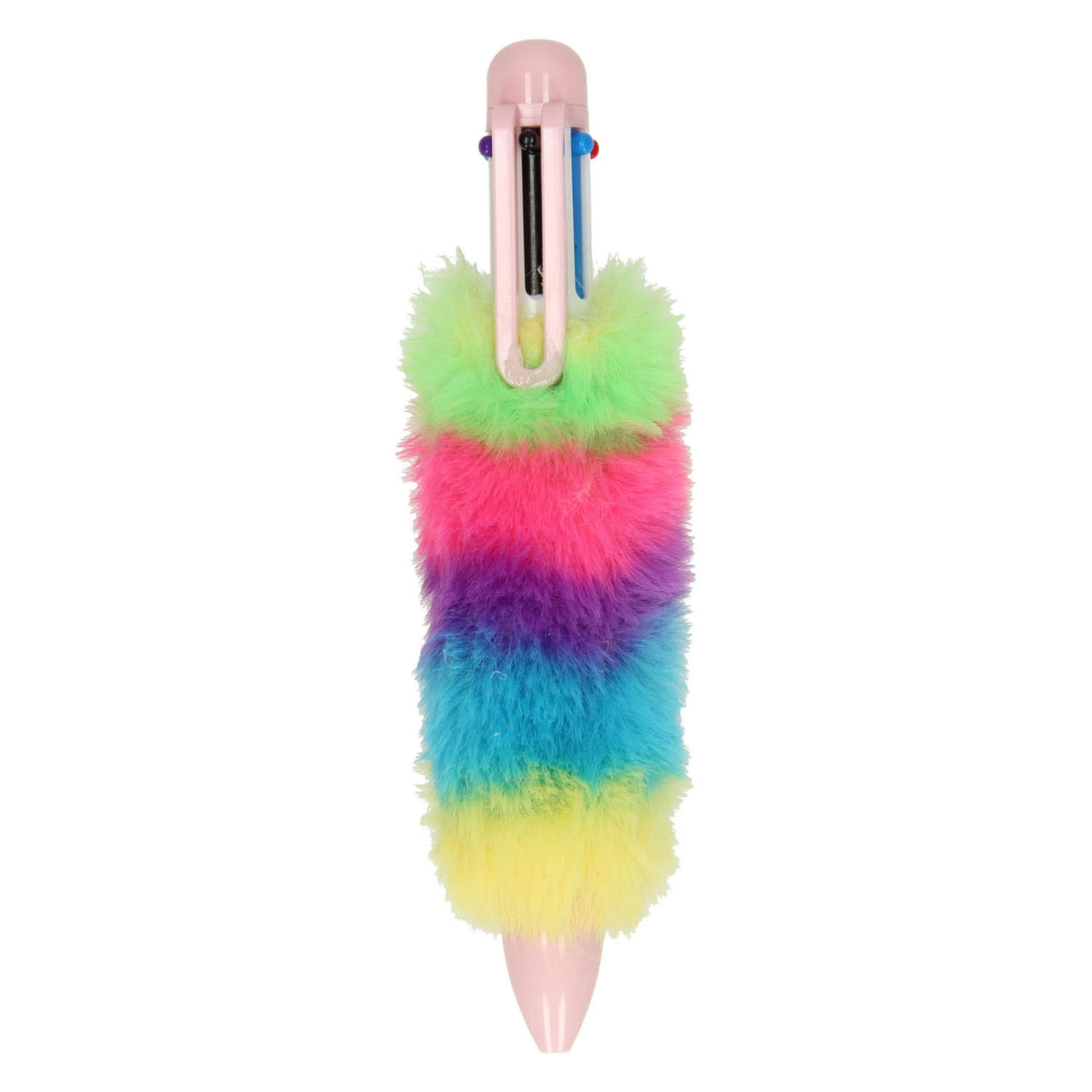 Stylo multicolore Grafix arc-en-ciel pelucheux
